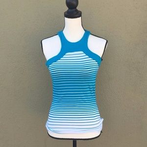 🐾3 for 40 🐾Bebe blue striped sleeveless top